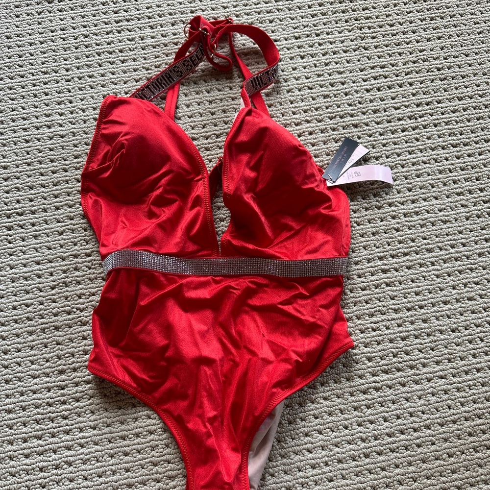 NWT red victoria’s secret bathing suit